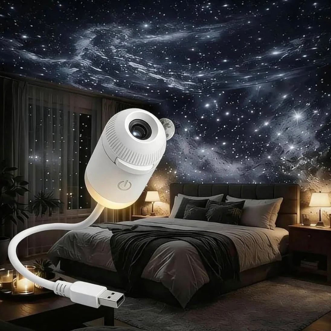 Proyector de Galaxias LumiHaus - detalle